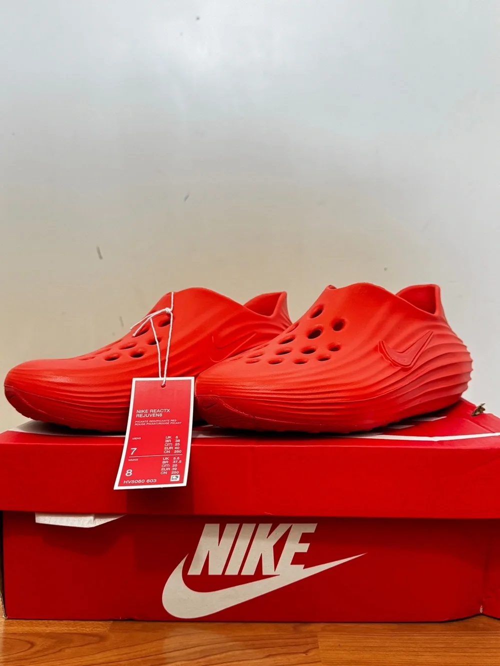 Nike Men's Reactx Rejuven8 Picante Red